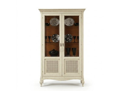 Display cabinet wood luxury cupboards classic sideboard design furniture Italian brown