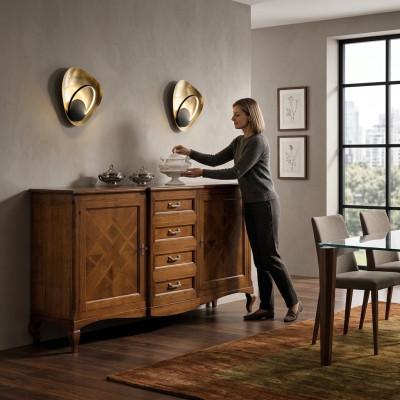 Buffet Sideboard Cabinet Drawer Display Cabinet Living Room Wood Dressers New