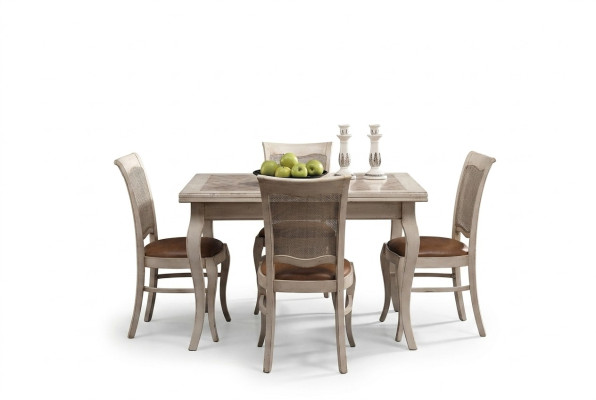 Table Dining Table Antique Style Solid Wood Furniture Italian Wood Tables