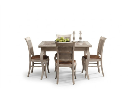 Table Dining Table Antique Style Solid Wood Furniture Italian Wood Tables