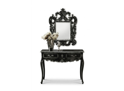 Console chest wall table classic console console table with mirror luxury
