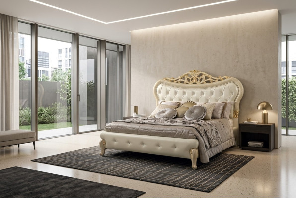 Bed pillow design double beds bedroom wood Chesterfield bed frame new