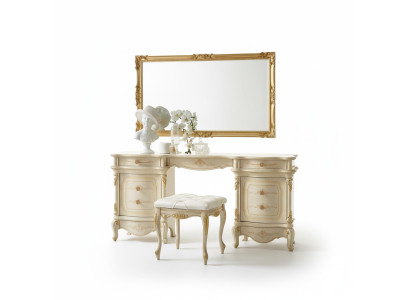 Dressing table dresser vanity table cosmetic table with mirror shelves consoles new