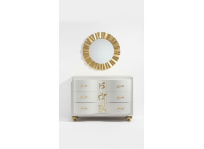 Chest Cabinet Luxury Dressers Cabinet Shelf Console Furniture Wooden Cabinet Italy New