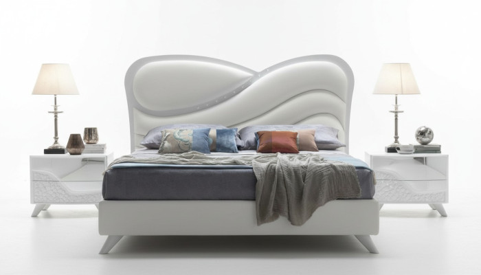 Bed cushion design luxury double hotel beds sleeping room bed frames wood