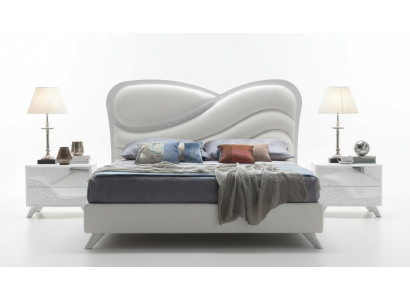 Bed cushion design luxury double hotel beds sleeping room bed frames wood