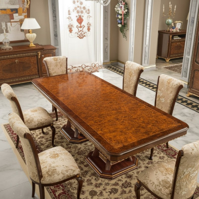 Dining Table Design Furniture Setup Tables Solid Wood Table New Luxury Italian