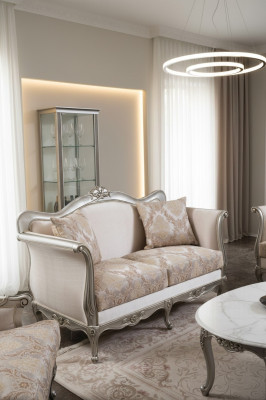 Design Sofa 2 Seat Couches Luxury Couch 2-seater New Textile Furniture Loveseat