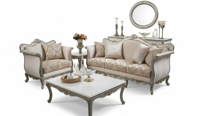 Three-seater sofa 3-seater sofas luxury textile couches big upholstery designer