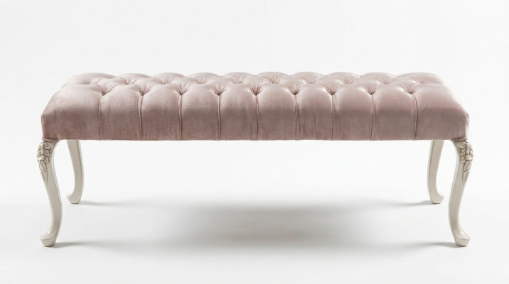 Stool Upholstery Seat Design Textile Relax Luxury Bench Fabric Chesterfield