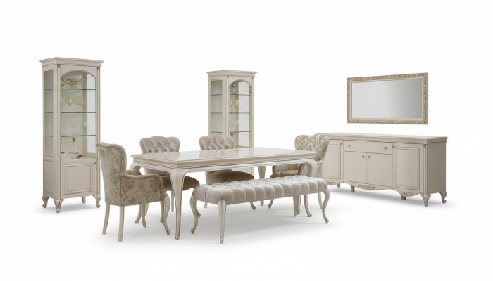 Classic dining room set table stool dining suite chair set 6-piece new
