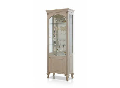 Display cabinet glass wooden cabinets living room showcases Italian luxury
