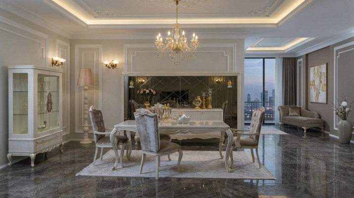 Classic 7-piece Stylish Dining Set