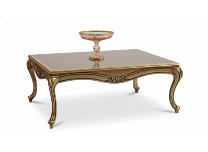Royal Coffee Table Gold Brown Table Baroque Rococo Coffee Tables Wood