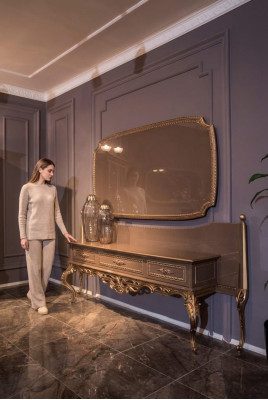 Luxury console tables with mirror, luxury sideboard dresser buffet table