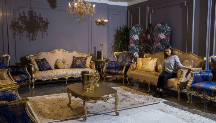 Classic Sofa Suite 3+3+1+1 Seater Luxury Suite Sofa Armchair Set 4-piece