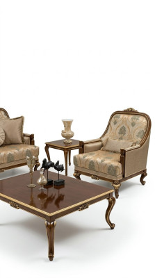 Furniture Chairs Design Armchair Textile Living Room Luxury Design Baroque Rococo