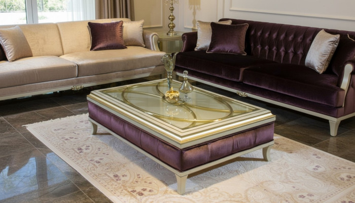 Wood coffee table side table design table luxury glass table