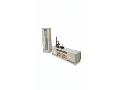 Luxury TV cabinet lowboard RTV furniture frame cabinets sideboard baroque