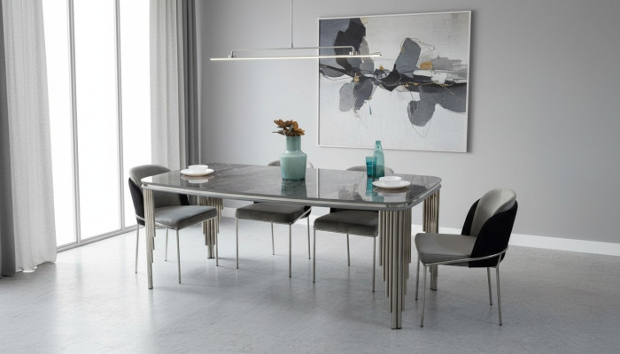 Dining Table Set 4x Chairs Dining Set Dining Group Chair Set Table 5-piece Set New