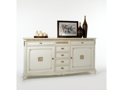 Antique Baroque Style Dresser Dresser Living Room Bedroom Shelf Sideboard New