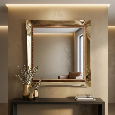 Classic mirror wall mirror real wood frame luxury new baroque arredoclassic