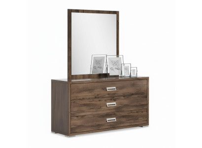 Chest of drawers set, mirror, wooden chest of drawers for bedroom