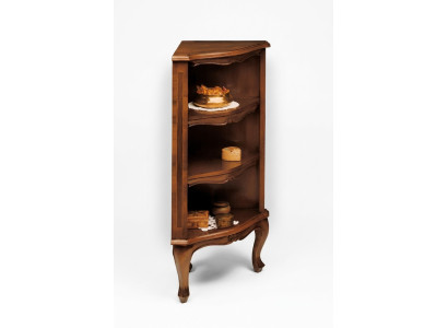 Corner cabinet shelf, corner bookshelf, wall corner shelf, wooden cabinets design, baroque.