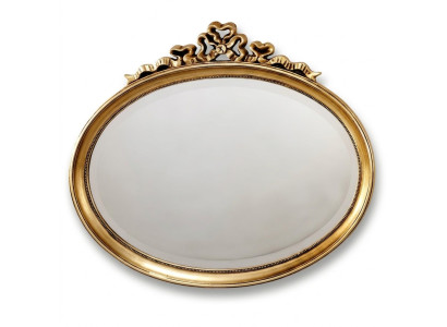 Classic Wooden Oval Wall Mirror Mirror Design Gold Living Room New