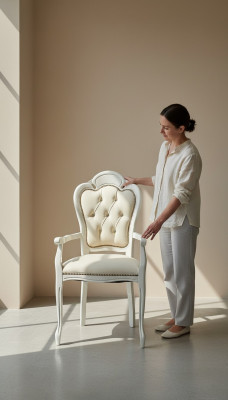 Designer classic wooden dining chair luxury new furniture