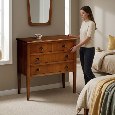 Design chest of drawers, luxury wooden dressers, cabinet shelf, console furniture, new.