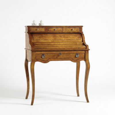 Tables Desk Office Table Noble Wood Baroque Rococo Antique Style Furniture Luxury