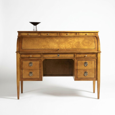 Tables Desk Office Table Noble Wood Baroque Rococo Antique Style Furniture Furniture