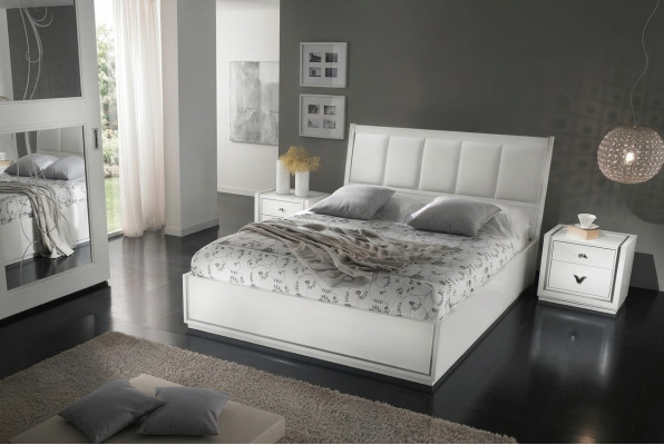 3-piece suite bedroom bed nightstand group double beds luxury beds