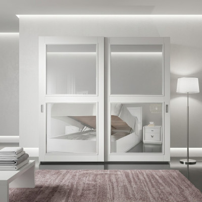 Wardrobes closet with sliding doors wall unit wooden cabinet cabinets new