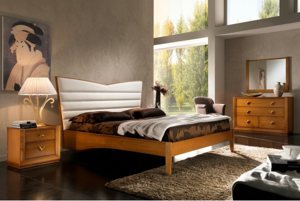 Luxury bedroom bed double bed wood upholstered beds double bed frame modern