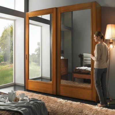 Wardrobe closet sliding doors cabinet cupboards furniture bedroom new