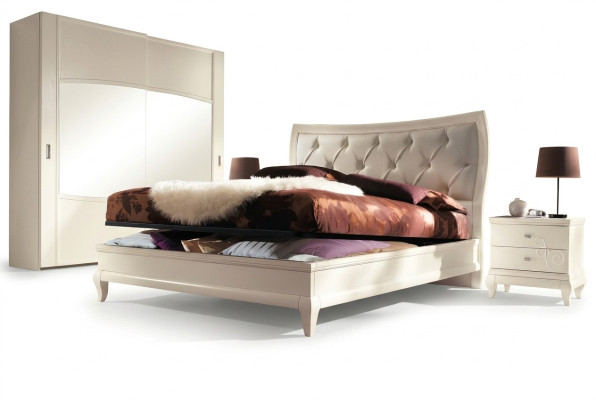 Bed Beds Bed Frame Wood Double Bed Frame Double Beds Modern Hotel Italy