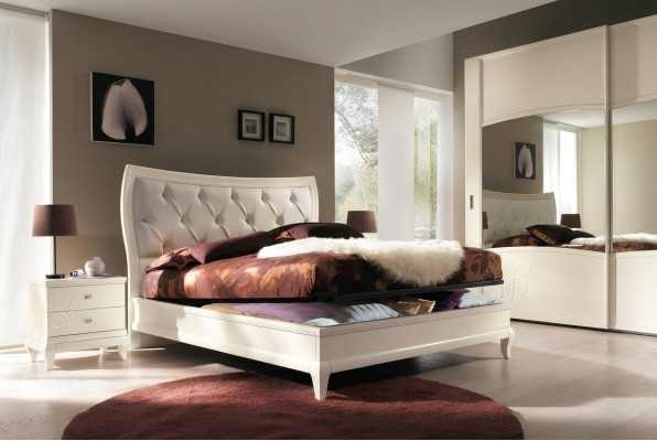 Bedroom Bed Nightstand Double Beds Modern Bed Frame Beds 3-Piece Set