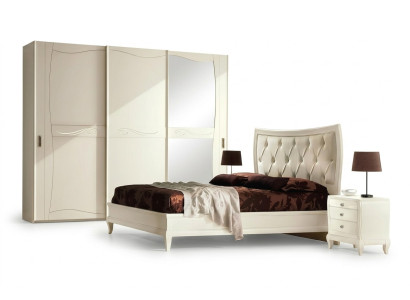 Bedroom bed bedside table double beds set bed frame beds set 3-piece.
