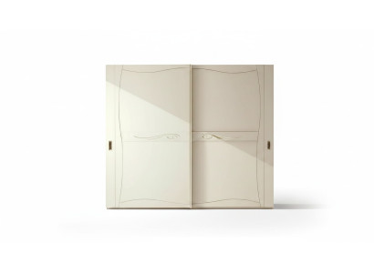Luxury wardrobe with sliding doors bedroom closet cabinets wood design