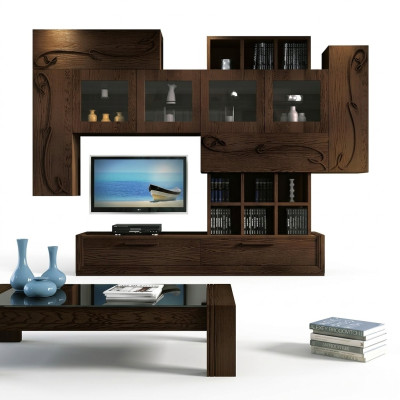 Living room wall unit TV wall extension wall living room furniture RTV wall units cabinet shelf