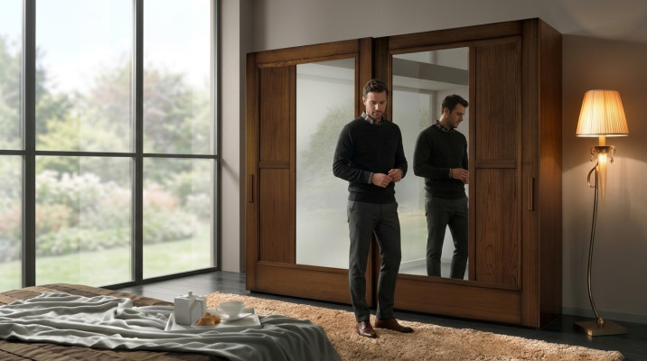 Cabinets Clothes Wardrobe Cabinet Luxury Sliding Doors Design Wood Modern
