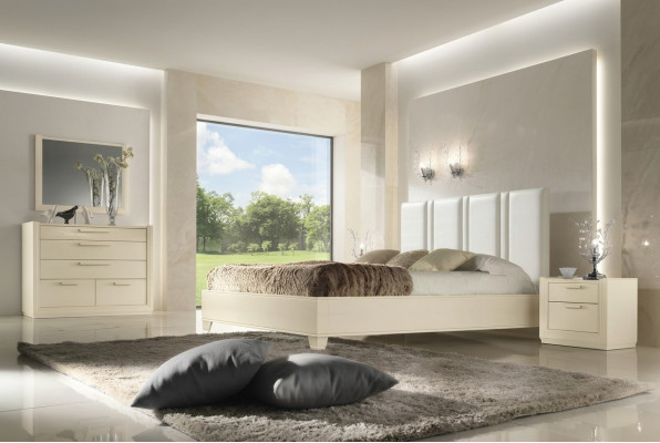 Double beds modern bed frame beds bed wood upholstery design hotel double