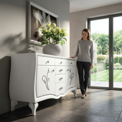 XXL sideboard dresser luxury dressers cabinet shelf console furniture new
