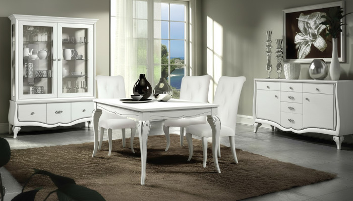 Table wood tables modern design dining room dining luxury Italy extendable dining table