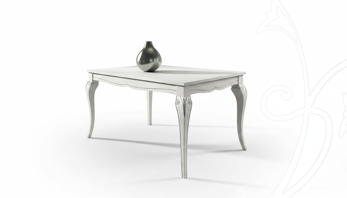 Extendable Dining Table XXL Tables Modern Wood Dining Room Design White New