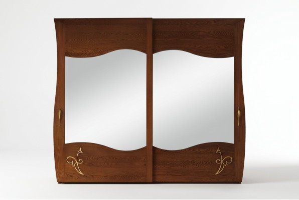 Wardrobe Closet Mirror Wood Furniture Cabinets Wardrobe Wood Italy New