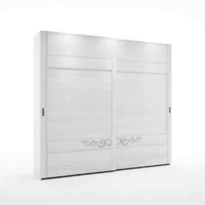 Cabinet Wardrobe Shelf Storage Wardrobe Modern Mirror Wood Design