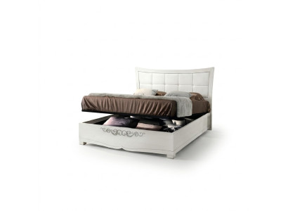 Three-piece Bedroom Set: Bed, Nightstand, Double Wood, Modern Group Beds